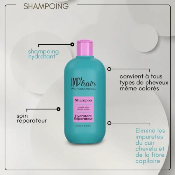 Imphair - Trio Ricin & Protéine de Soie sans Sulfates et sans Paraben
