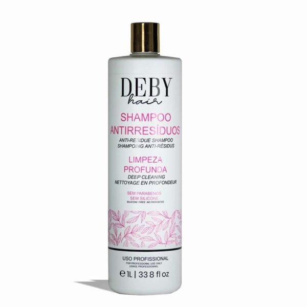 Shampooing Clarifiant Anti-Résidus Deby Hair 1L - Préparation au Lissage