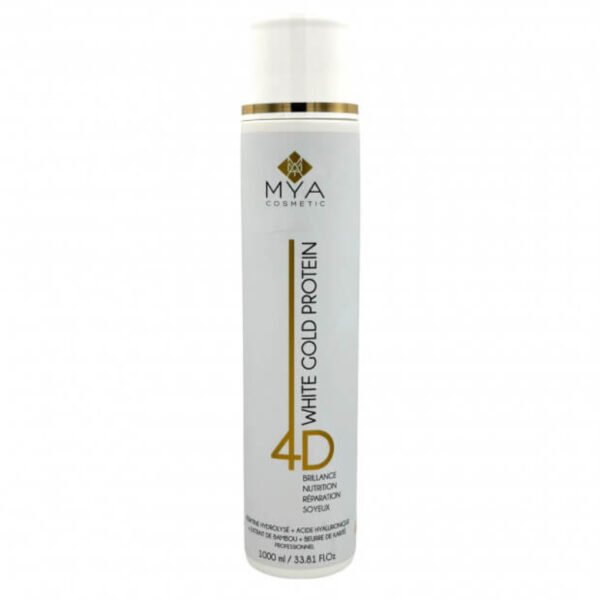 Lissage Protéine White Gold Protein 4D MYA Cosmetic 1L – Soin Réparateur Sans Formol