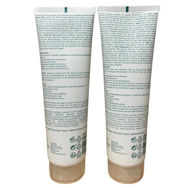 Kit d'Entretien Lissage Renaissance™ Enzymoplastie L'Iéna Paris – 2 × 300 ml