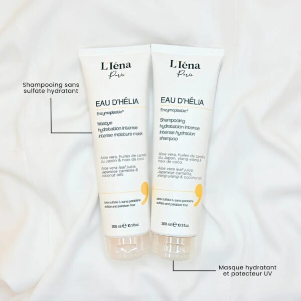 Kit d'Entretien Hydratant Anti-UV Eau d'Hélia™ L'Iéna Paris – 2 × 300 ml