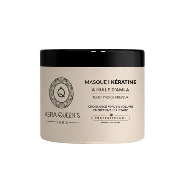 Kit Trio Rituel Kératine & Huile d'Amla Kera Queen's – 500 ml + 500 ml + 100 ml