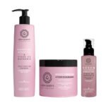 Kit Trio Rituel Kératine & Figue de Barbarie Kera Queen's – 500 ml + 500 ml + 100 ml