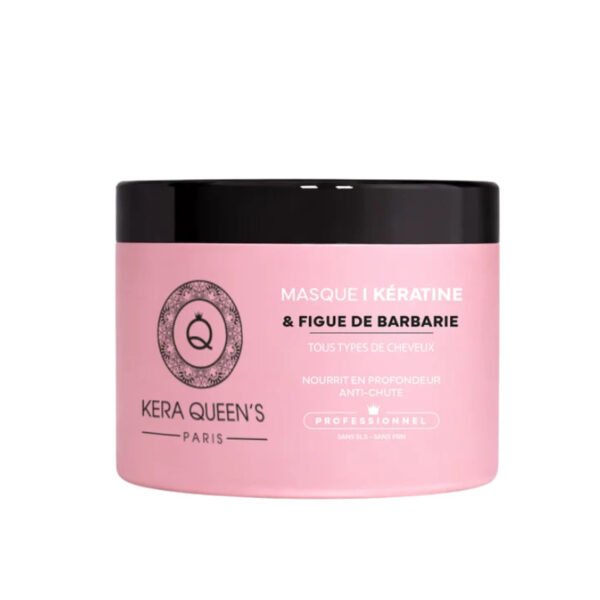 Kit Trio Rituel Kératine & Figue de Barbarie Kera Queen's – 500 ml + 500 ml + 100 ml